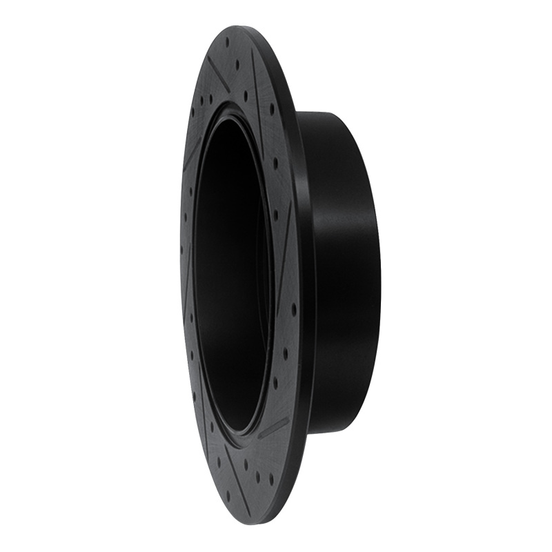 Toyota RAV4 Brake Rotor (1) - Rear Left - R1 Concepts - Drilled & Slotted - Black - `04-`05